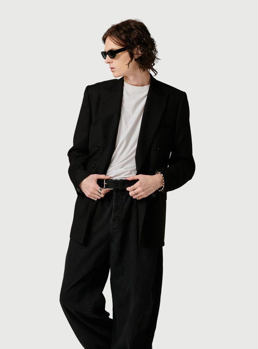 Relaxed Black Suit