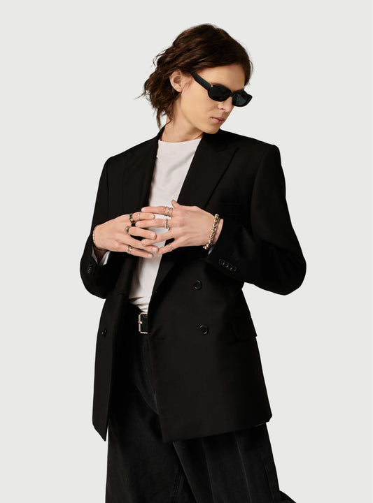 Relaxed Black Suit